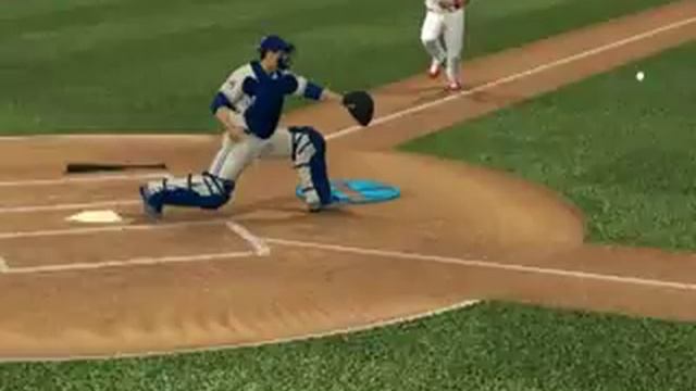 MLB 2K9 Bad umpiring or Graphical error? смотреть онлайн