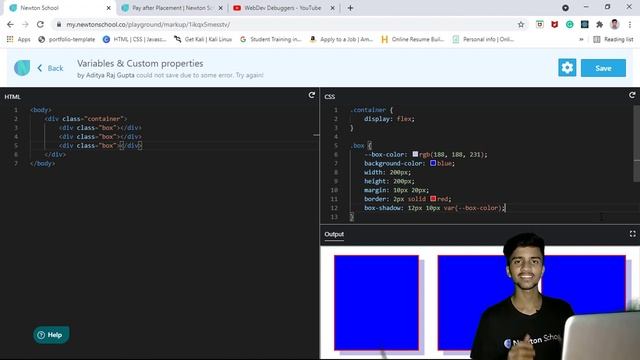 CSS: Variables & Custom Properties | Web Development | Newton School смотреть онлайн