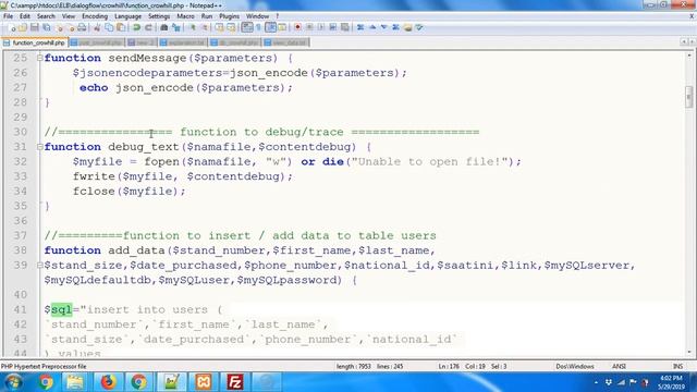 tutorial dialogflow database mysql смотреть онлайн