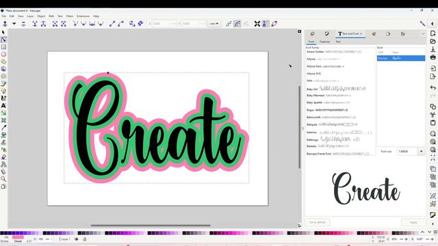 Offset in Inkscape: How to add Offset to Text and Images using Inkscape смотреть онлайн