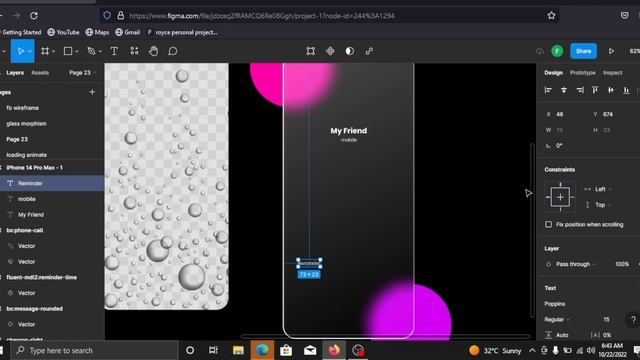 Easy Glassmorphism in figma смотреть онлайн