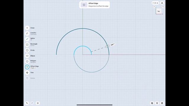 Quickest Way to Sketch a Spiral in [ Shapr3D ] смотреть онлайн