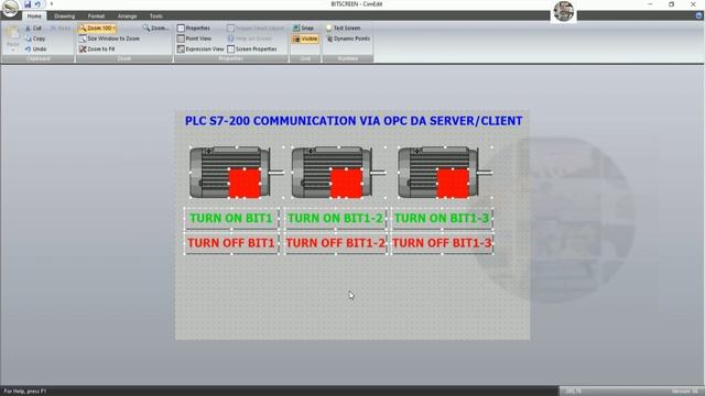 PLC S7-200 Smart OPC DA connect with Proficy HMI Cimplicity SCADA смотреть онлайн