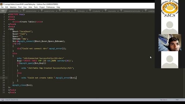 Web Development With PHP(Login Page With Session) смотреть онлайн
