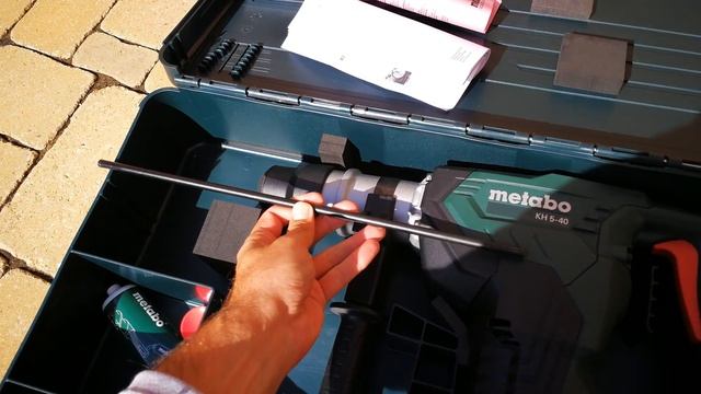Unpacking / unboxing combination hammer Metabo KH 5-40 600763500 смотреть онлайн