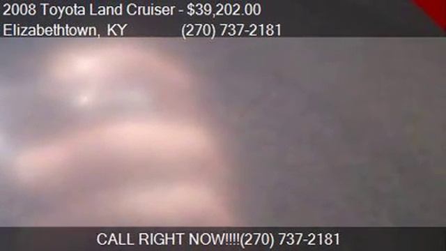 2008 Toyota Land Cruiser Base AWD 4dr SUV for sale in Elizab смотреть онлайн