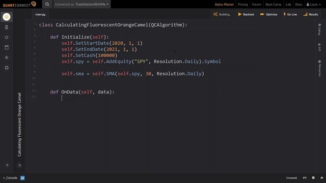 Algorithmic Trading Using Python #6 - Indicators & Historical Data смотреть онлайн