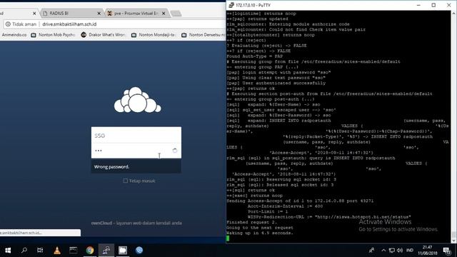 OwnCloud external auth using Freeradius смотреть онлайн