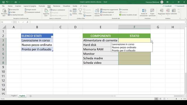 EXCEL tutorial 13: Menu a tendina / Elenchi a discesa (drop-down list) смотреть онлайн