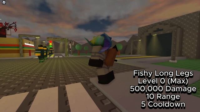 Fishy Long Legs Review (Brick Defense) Roblox смотреть онлайн