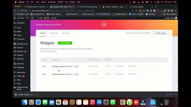 How to add Instagram Feed in to wordpress in Tamil смотреть онлайн