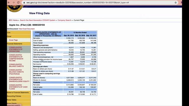 How to download financial statements in Excel file format from SEC EDGAR database |Dr. Choden смотреть онлайн
