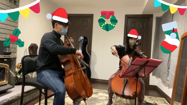 Have yourself a Merry Christmas - cello duet смотреть онлайн