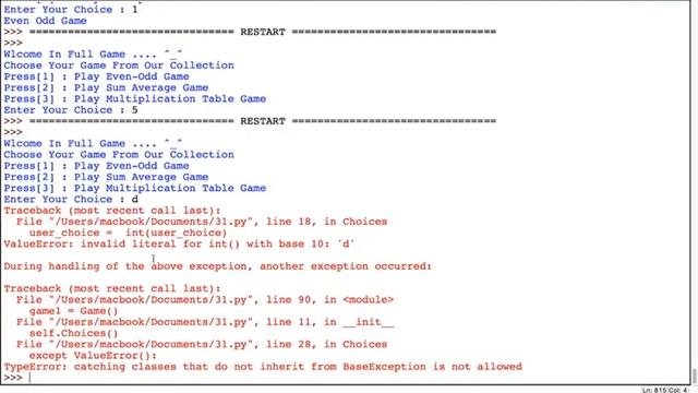 (Python Object Oriented Programming In Arabic) 17-Python Review Final Project смотреть онлайн