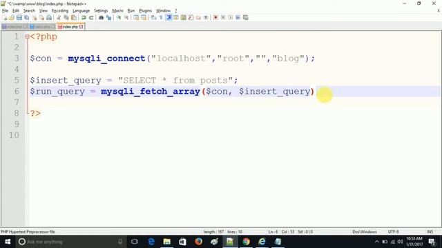 How to create and extract data using MYSQLI смотреть онлайн