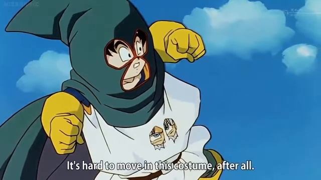 SSJ Goten and Trunks vs Android 18, Goten and Trunks disguised themselves as Mighty Mask (ENGSUB) смотреть онлайн