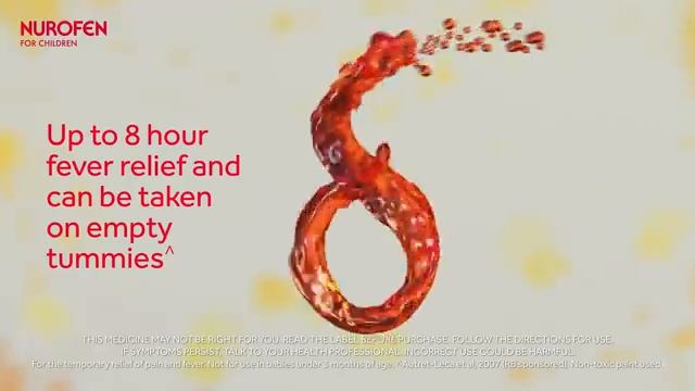 Nurofen for Children Baby 3+months - up to 8 hour fever relief that can be taken on empty tummies^ смотреть онлайн