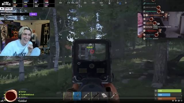XQC IS A KILLING MACHINE | RUST #6 смотреть онлайн