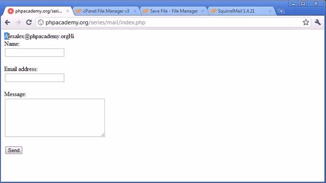 Beginner PHP Tutorial 101 Creating a Simple Contact Form Part 2 смотреть онлайн