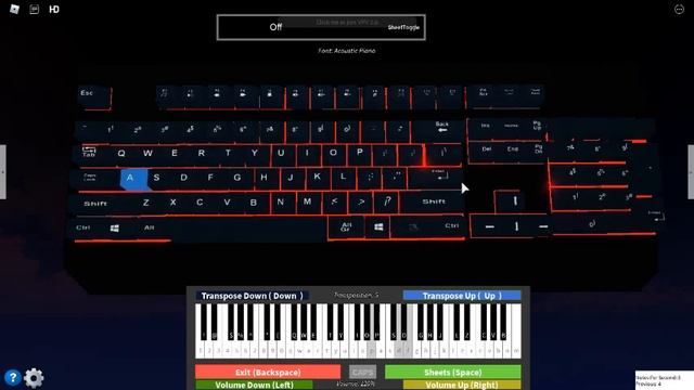 Blue Bird Piano (Roblox sheet in desc.) смотреть онлайн
