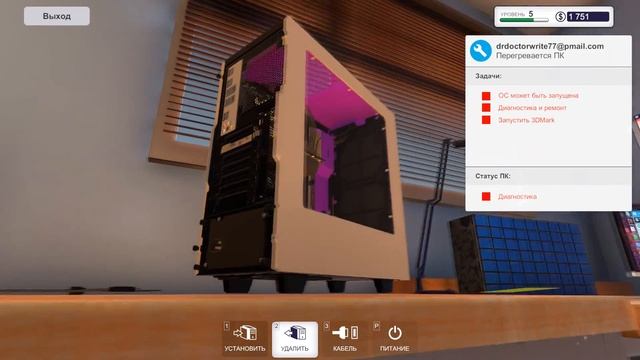 PC Building Simulator - #6 - ошибка со вторым столом смотреть онлайн
