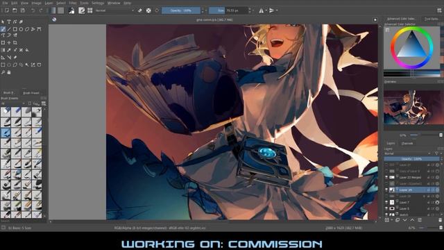 Harmacist - Speedpaint [Krita] смотреть онлайн