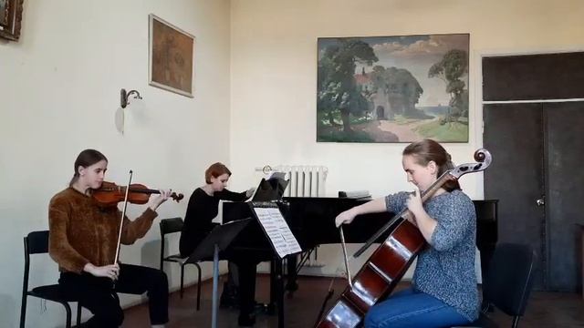 Глінка, Патетичне тріо d-moll. Волкова Ксенія, Бордачева Ірина, Сербіна Яна, 3 курс. смотреть онлайн