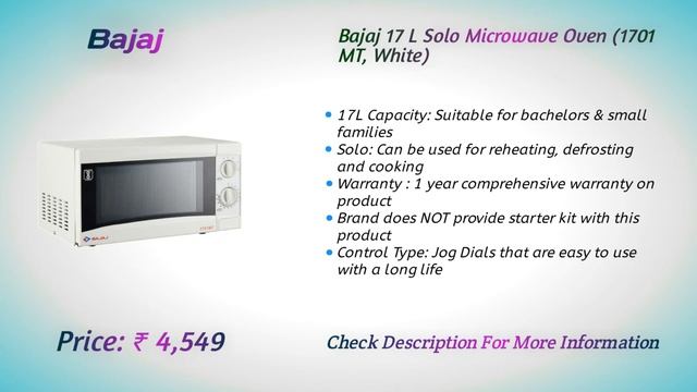 Top 5 Best Microwave Ovens || Top 5 Microwave Ovens Under 10,000 || in India смотреть онлайн