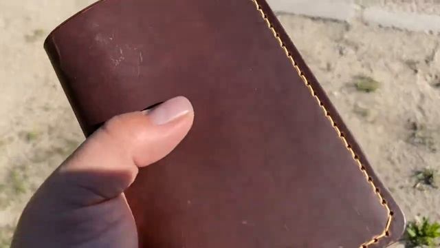 Кожаный кошелёк ручной работы , для автолюбителя смотреть онлайн