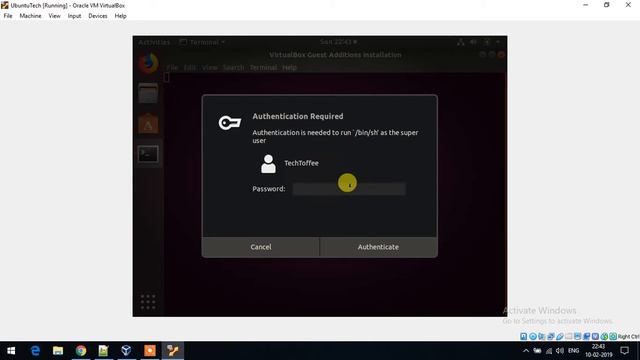 Ubuntu VM Full Screen in Oracle Virtual Box смотреть онлайн