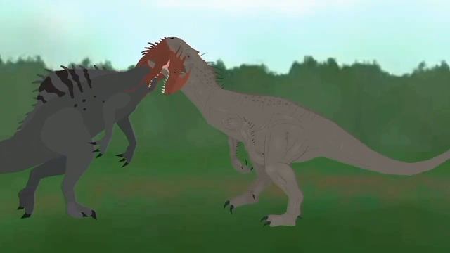 indominus rex vs malusaurus stick nodes pro dinosaurs battle animation season 2 EP 5 смотреть онлайн