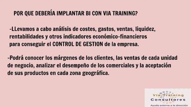 Via Training : ¿que podemos hacer con Power BI? смотреть онлайн