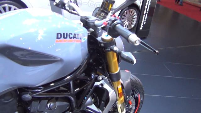Ducati Monster 1200 S Liquid Concrete Grey Exterior and Interior смотреть онлайн