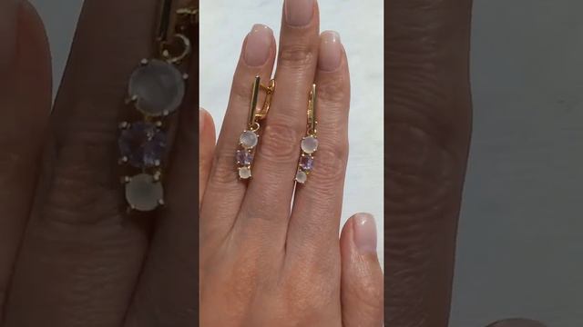 Серьги с розовым кварцем смотреть онлайн