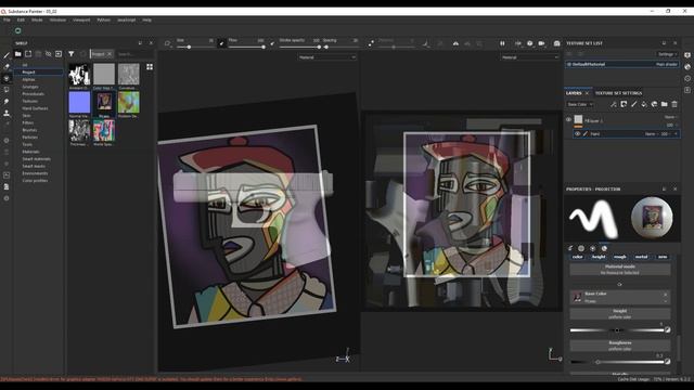 Substance painter уроки для начинающих ► Projection ► Проекция или проецирование картинки смотреть онлайн