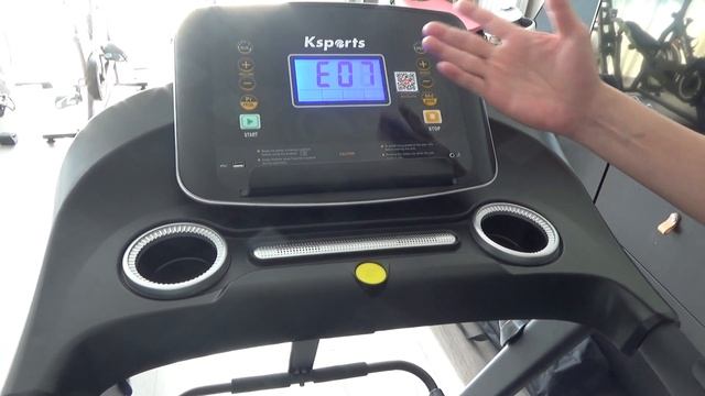Ksports Treadmill LJJ1001 E07 Error Code