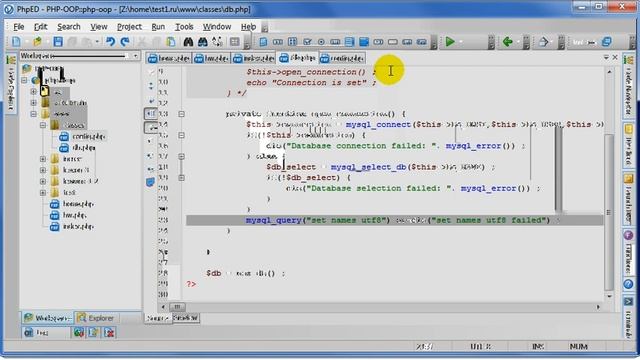 php oop 005 inc dbclass dbretrieve смотреть онлайн