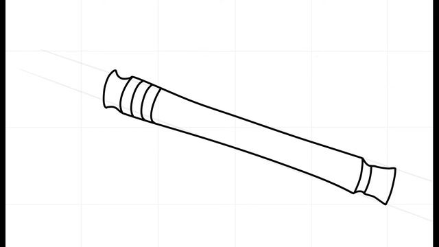 How to draw a Flute | Flute Instrument Easy Draw Tutorial смотреть онлайн