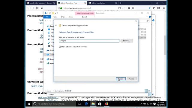 How to Install SQLite on Windows: A Visual Walkthrough смотреть онлайн