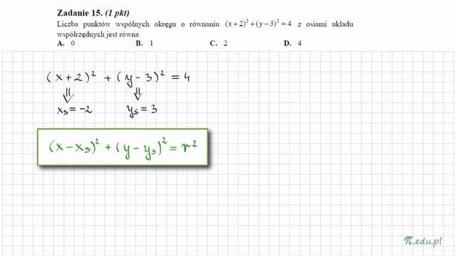 Zadanie 15. Matura z matematyki. Maj 2014. PP. Zadanie zamknięte смотреть онлайн