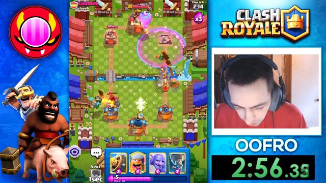 BEST TRIPLE ELIXIR CHALLENGE DECK | CLASH ROYALE | SPEEDRUN! смотреть онлайн