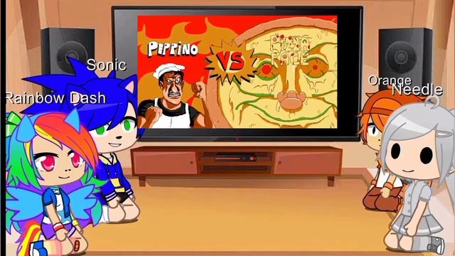 Sonic, Rainbow Dash, Needle & Orange Reaction to Pizza Tower in a nutshell But in GMOD смотреть онлайн