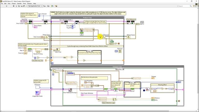 LabVIEW Basics #6 - SONAR Part 3 - Design and Implementation of a SONAR System on an Arduino UNO R3 смотреть онлайн