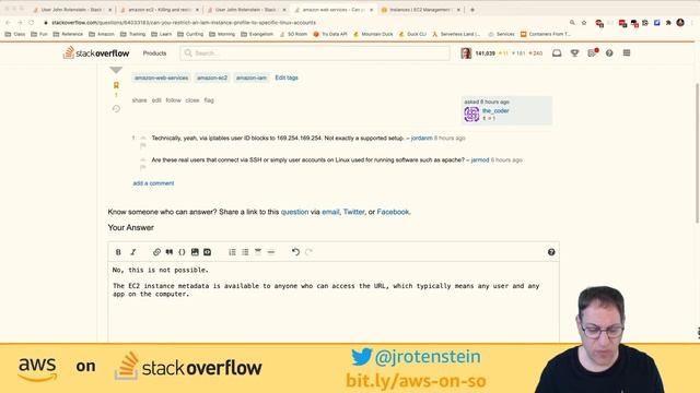 AWS on StackOverflow Ep16 (Live community answering) смотреть онлайн