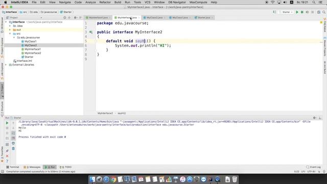 Выпуск 1. Интерфейсы в Java 8 смотреть онлайн