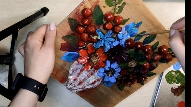 Поделка из природного материала/Поделка из шишек/Делаем поделку в школу, садик/DIY