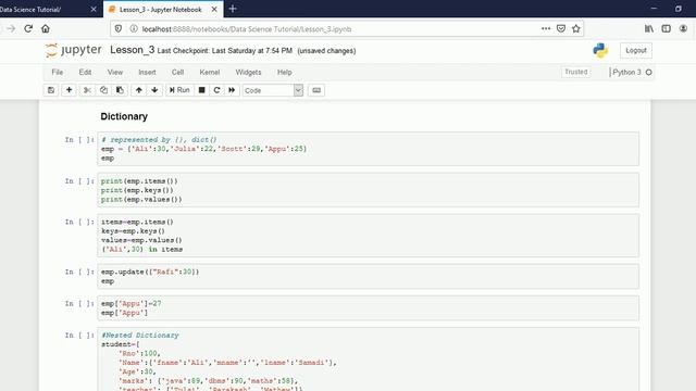 Lesson 3 Python collections and looping statments смотреть онлайн