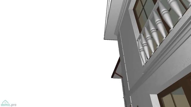 Проект классического двухэтажного дома «Аристократ-» F-197-ТП смотреть онлайн