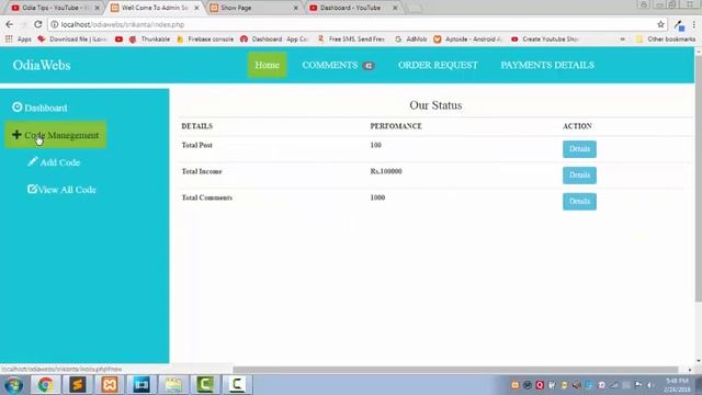 Introduction video Of Complete Blog CMS By PHP & MYSQL Project .. By Odiawebs смотреть онлайн
