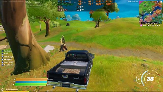 I5 11400f + GTX1660super Low Settings | Fortnite Season6